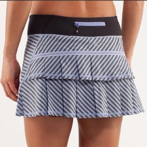 Lululemon Pace Setter Skirt classic stripe
